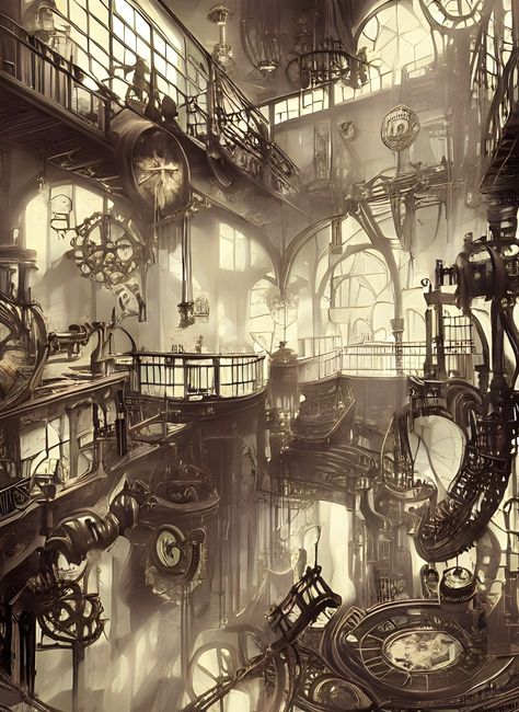 Victorian Dystopia, Clockpunk City, Gaslamp Fantasy Aesthetic, Steampunk Environment, Dieselpunk Aesthetic, Steampunk World, Victorian Steampunk Aesthetic, Steam Punk Aesthetic, Steampunk City