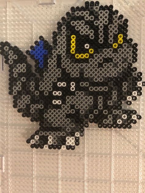 Godzilla Perler Bead Pattern, Godzilla Perler Beads, Bead Kandi, I Need A Hobby, Perler Designs, Perler Ideas, Melting Beads, Pixel Art Pattern, Bead Pattern