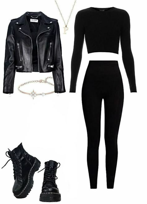 Dark Lifestyle, Human Oc, Supernatural Dr, Dark Outfits, Neue Outfits, Looks Black, Black Outfits, Causual Outfits, Gothic Outfits