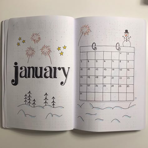 January Journal Page, Journal January Ideas, January Planner Ideas, January Header, January Title Page, Journal Ideas January, January Journal Ideas, January Calendar Ideas, January Journaling