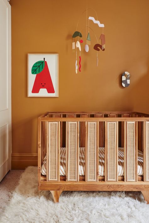 Nursery Video, Gender Neutral Nursery Colors, V Happy, Mid Century Nursery, Rugs For Kids, Best Rugs, Baby Room Colors, Wall Art For Kids, Acrylic Bag