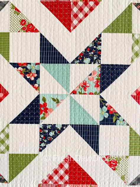 Fresh Dew Drops: New Quilt Pattern: Star Cross Cross Quilt Pattern, Quilt Pattern Design, Cross Quilt, Hanging Quilts, Quick Quilt, Easy Quilt, Barn Quilt Patterns, Patriotic Quilts, Pinwheel Quilt