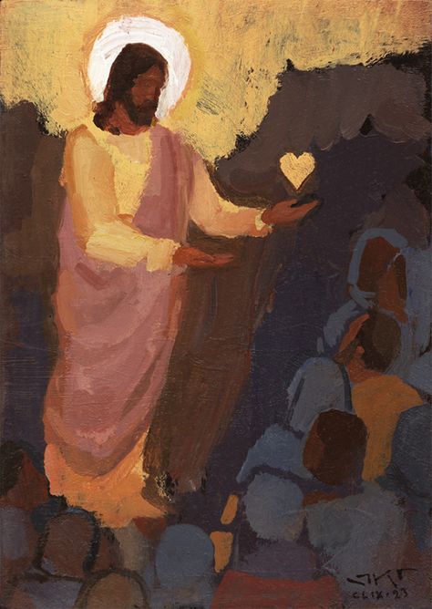 J Kirk Richards, Lds Artwork, Jesus Drawings, Jesus Christ Artwork, Lds Art, Bible Illustrations, Jesus Christ Art, Christian Artwork, Spiritual Artwork