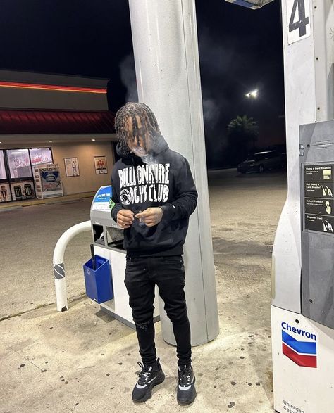 Black Hood Outfit Men, Scammer Drip, Tuff Outfits Men, Scammer Fits, Scammer Outfit, Hood Fits Men, Drippy Outfits Men, Hype Clothing Boys, Hood Style