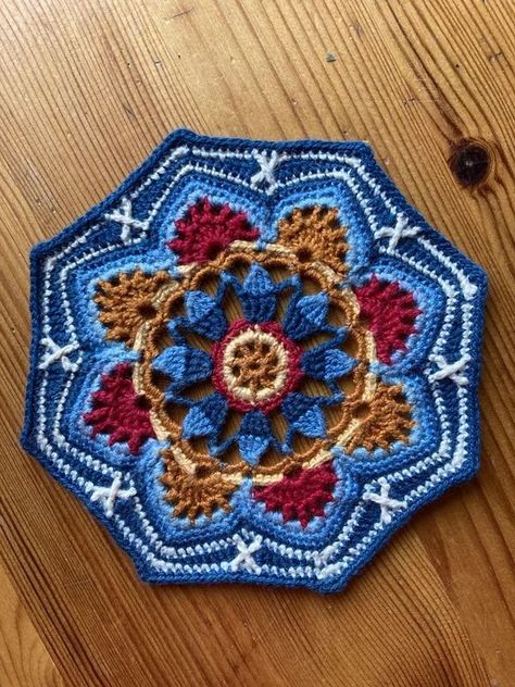 MY HOBBY IS CROCHET | Persian tiles coaster | Facebook Persian Tiles Crochet Pattern Free, Persian Tiles Crochet Pattern, Crochet Persian Tiles, Persian Tiles Crochet, Persian Tiles, Coaster Pattern, My Hobby, Tile Coasters, Crochet Squares