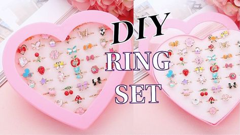 Diy Rings Without Wire, Diy Cute Rings, Handmade Rings Diy, Hand Ring, Home Activities, How To Make Rings, Diy Rings, Handmade Rings, Cute Rings