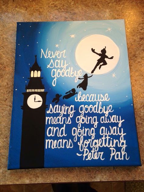 Disney wall canvas Disney Canvas Art, Paintings Easy, Disney Canvas, Disney Paintings, Disney Wall, Illustrated Faith, Bestest Friend, Awesome Quotes, Tableau Art