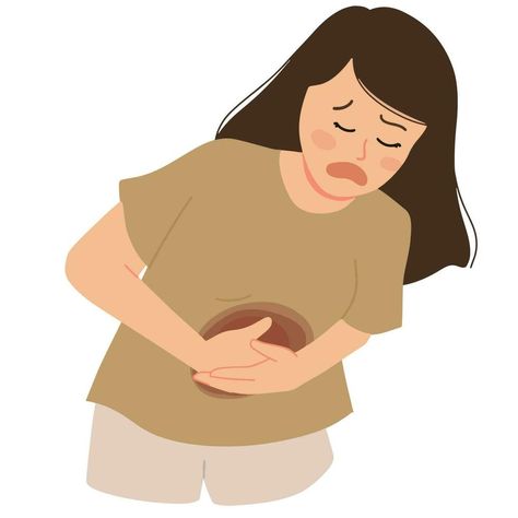 Period Cramps Illustration, I Am A Failure, Face Pores, Period Cramps, Gluten Sensitivity, Stomach Ache, Gluten Intolerance, Ad Design, Graphic Design Illustration