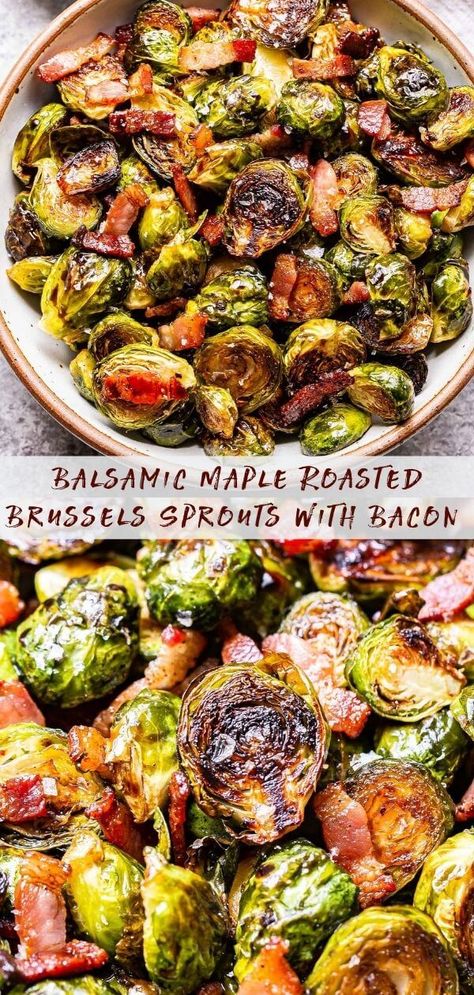 Maple Bacon Brussels Sprouts Recipe, Brussel Sprout Recipes With Bacon Maple Syrup, Brussel Sprouts Bacon Maple Syrup, Maple Bacon Brussel Sprouts Air Fryer, Instapot Brussels Sprouts, Brussel Sprout Recipes With Bacon Honey, Carmelized Brussel Sprouts With Bacon, Maple Bacon Brussel Sprouts Skillet, Maple Bacon Balsamic Brussel Sprouts