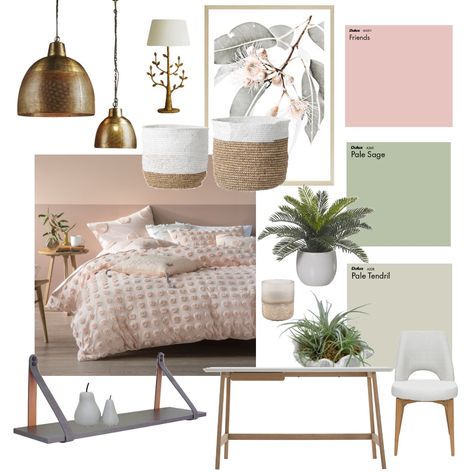 Blush And Sage Home Decor, Sage Green And Blush Decor, Blush Sage Bedroom, Sage Green And Blush Bedroom Ideas, Sage Green And Blush Aesthetic, Sage Blush Bedroom, Sage Green And Blush Living Room, Sage And Blush Bedroom, Blush Pink And Green Bedroom