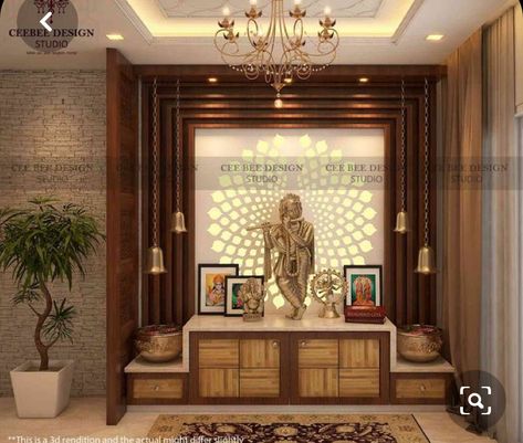 Celling Design For Mandir, Interior Designing Ideas, Temple Room, Mandir Design, Temple Design For Home, Ceiling Design Living Room, Be Design, Pooja Room Door Design, Designing Ideas