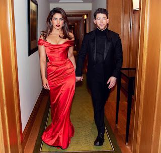 Priyanka And Nick, Priyanka Chopra Wedding, Red Satin Gown, Reception Gowns, African Print Maxi Skirt, Black Attire, Gown Inspiration, A Love So Beautiful, Stylish Celebrities