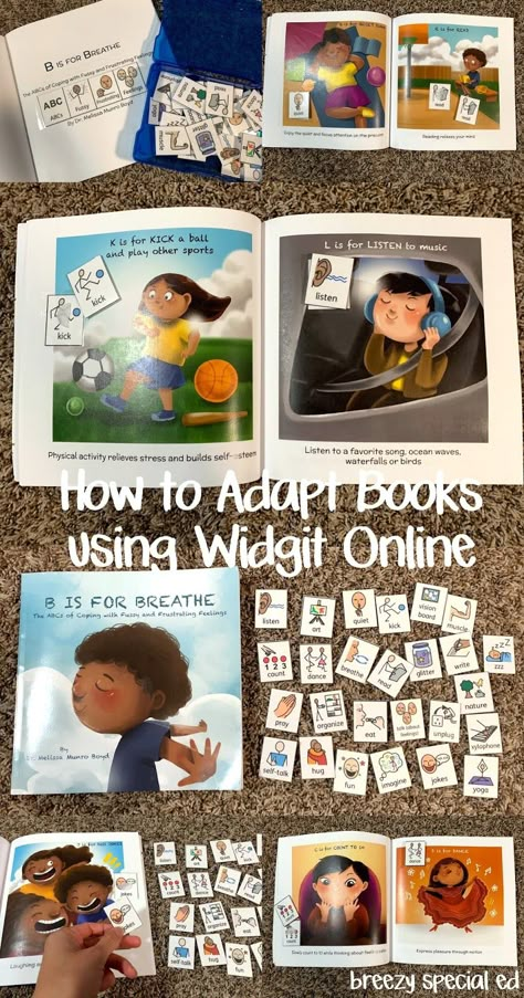 Breezy Special Ed: Adapting Books with Widgit Online Symbols Aac Adapted Books, Mod Severe Special Ed Activities, Adaptive Books Special Education Free, Widgit Online, Widgit Symbols, Adapted Books Free, Adapted Books Special Education, Adaptive Books, Free Symbols