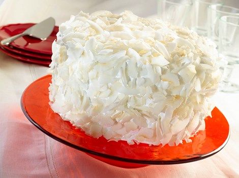 Coconut Layer Cake - Recipes | Goya Foods Goya Recipe, Coconut Layer Cake, Winter Wonderland Cake, Cream Of Coconut, Coconut Cake Recipe, Coconut Frosting, Coconut Cupcakes, Layer Cake Recipes, Festive Desserts