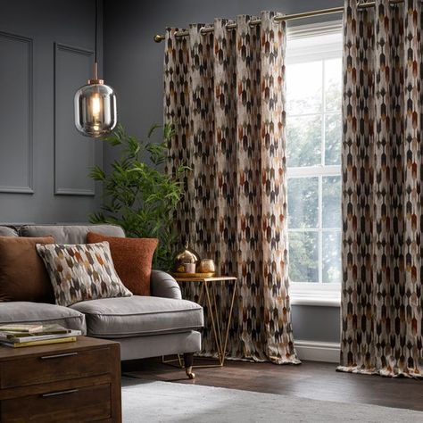 Curtains Dunelm, Natural Curtains, Velvet Design, Eyelet Curtains, Curtain Sizes, Pleated Curtains, Pencil Pleat, Velvet Curtains, Beautiful Drapes