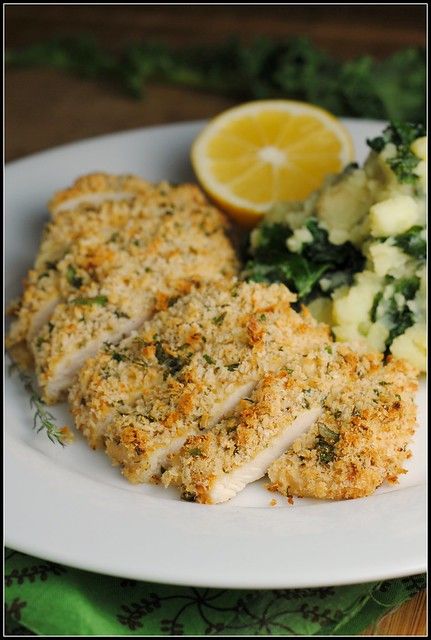 Mustard-Herb Panko Crusted Chicken Breasts Panko Crusted Chicken Breast, Panko Crusted Chicken, Crusted Chicken Breast, Low Card, Special Diet, Mustard Chicken, Carb Dinner, Chicken Main Dishes, Crusted Chicken