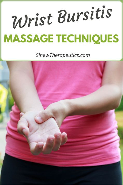 Massage Techniques for Wrist Bursitis Wrist Pain Relief, My Knee Hurts, Swollen Knee, Repetitive Strain Injury, Wrist Pain, Knee Exercises, Hand Massage, Muscle Spasms, Carpal Tunnel