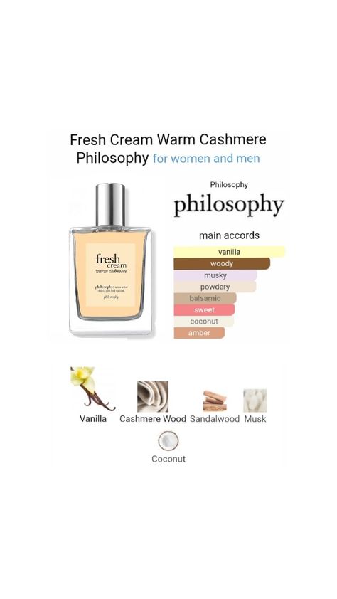 Philosophy's Fresh Cream Warm Cashmere fragrance #Philosophy #FreshCream #WarmCashmere Philosophy Fresh Cream Perfume, Fresh Cream Philosophy Perfume, Fresh Cream Warm Cashmere Perfume, Warm Cashmere Philosophy, Warm Cashmere Perfume, Philosophy Fresh Cream Warm Cashmere, Vanilla Cashmere Perfume, Fresh Cream Philosophy, Fresh Cream Perfume