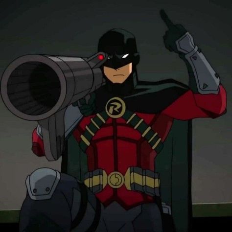 Batfamily Pfp, Red Hood Pfp, Jason Todd Pfp, Tim Drake Aesthetic, Robin Suit, Robin Tim Drake, Tim Drake Red Robin, Robin Comics, Robin Dc