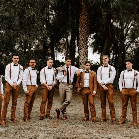 Affordable Skinny Brown Suspenders for Men Women Groomsmen | Etsy Groomsmen Outfit, Rustic Wedding Groomsmen, Wedding Groomsmen Attire, Suspenders Wedding, Groom Wedding Attire, Groomsmen Outfits, Wedding Groomsmen, Future Wedding Plans, Groomsmen Attire