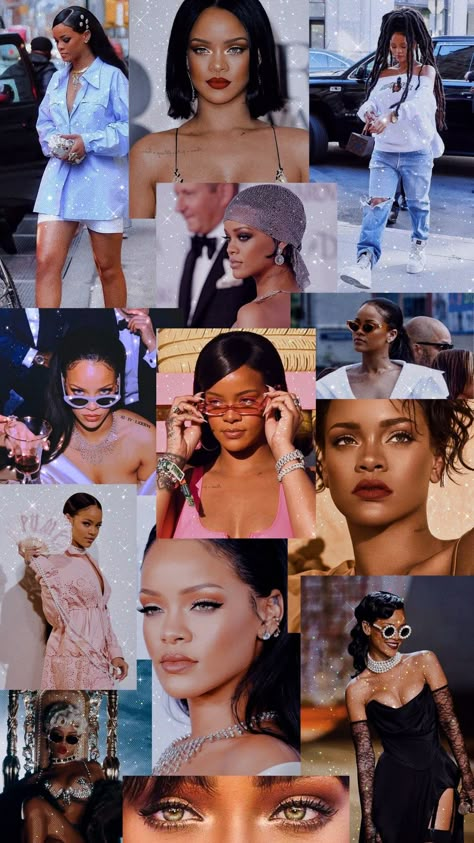 Rhianna Aesthetic Wallpaper, Rhianna Wallpaper, Rhianna Aesthetic, Rihanna Collage, Aesthetic Rihanna, Rihanna Aesthetic, Rihanna Quotes, Female Artists Music, Rihanna Love