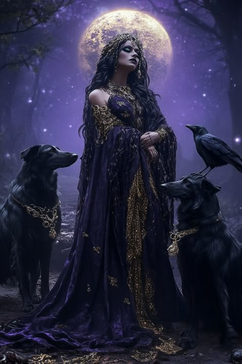 #hecate #goddess #witchcraft #crossroads #magic #magick Void Goddess, Hecate Goddess Pictures, Old Witch Aesthetic, Hecate Goddess Aesthetic, Hekate Wallpaper, Crossroads Magic, Hecate Drawing, Hecate Wallpaper Goddess, Hecate Alter