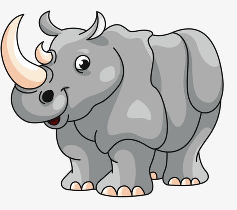 Preschool Clipart, Cartoon Trees, Baby Animal Drawings, Cartoon Character Pictures, Rhinos, Cartoon Background, Cute Cartoon Animals, Art Drawings For Kids, Cartoon Images