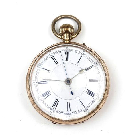 An early 20thC 9ct. rose gold doctor's open face pocket stopwatch the white enamel dial with sweep seconds stopwatch movement,… / MAD on Collections - Browse and find over 10,000 categories of collectables from around the world - antiques, stamps, coins, memorabilia, art, bottles, jewellery, furniture, medals, toys and more at madoncollections.com. Free to view - Free to Register - Visit today. #Watches #Pocketwatches #MADonCollections #MADonC Open Face, Pocket Watches, White Enamel, Antique Art, Old Photos, Art History, Pocket Watch, New Zealand, Gold Plate