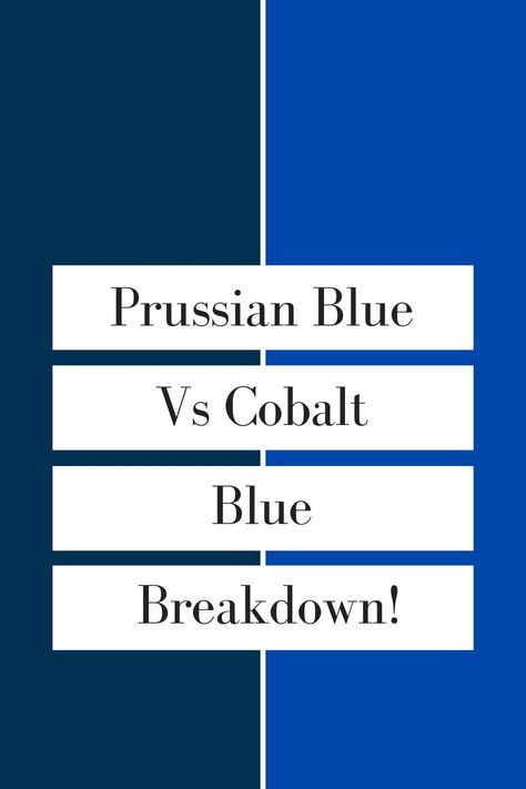 In this article, we go over our Prussian blue vs cobalt blue comparison. We go over how the two colors work together as stand alone options to compliment each color as well as when mixed. Dark Cobalt Blue Paint, Cobalt Blue Palette, Cobalt Blue Paint Colors, Royal Blue Color Code, Royal Blue Paint Colors, Cobalt Blue Color Palette, Royal Blue Color Palette, Cobalt Blue Bedrooms, Blue Room Paint