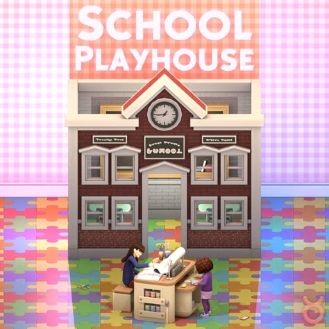 School Playhouse | Patreon Sims 4 Toys Cc, Taurus Design, Around The Sims 4, Sims Download, Cc Packs, Sims 4 Anime, Sims 4 Children, Sims 4 Expansions, Play Sims