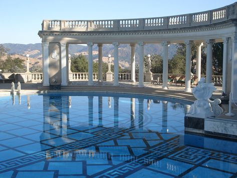 Hearst Castle California, San Simeon California, Roman Pool, Piscina Interior, Luxury Swimming Pools, San Simeon, Hearst Castle, Luxury Pools, Dream Pools