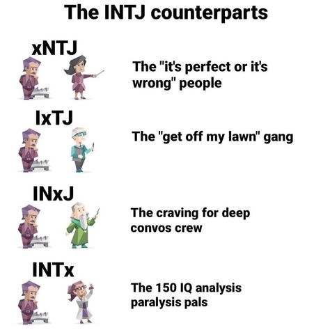 Intj Problems, Istj Mbti, Intj Humor, Intj 5w6, Types Of Psychology, Mbti Intj, Infj Intj, Get Off My Lawn, Intj Personality