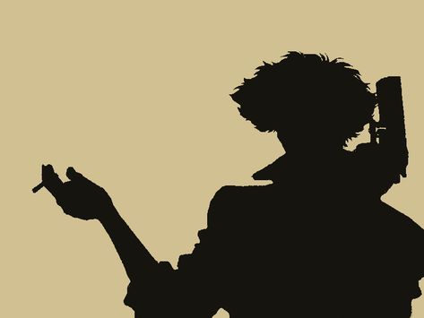 Cowboy Bebop Cowboy Bebop Silhouette, Silhouettes Art, Space Dandy, See You Space Cowboy, Desktop Wallpapers Hd, Samurai Champloo, Space Cowboys, Space Cowboy, Mens Trendy Outfits