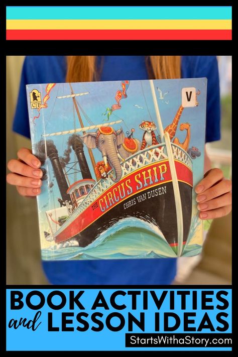 Hey elementary teachers! The picture book The Circus Ship by Chris Van Dusen is a quality read aloud to share with your 1st, 2nd and 3rd grade students for a bravery lesson. We at the Clutter-Free Classroom knew we had to add it to our Starts With a Story collection, which is a library of book companions that are filled with fun lesson ideas, teaching tips and worksheets. Teachers have everything they need to deliver engaging lessons! Learn about this book and the related printable activities! Circus Ship Book Activities, Genre Activities, Social Emotional Learning Lessons, Clutter Free Classroom, Read Aloud Activities, Writing Lesson Plans, Reading Comprehension Questions, Reading Comprehension Strategies, 3rd Grade Classroom