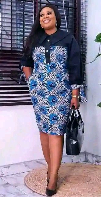 Short African Dresses For Women, African Dress For Ladies, Casual Gown, Dress Fabric Material, Latest Ankara Gown, African Attire Dresses, Ankara Short, Dress For Ladies, African Fabric Dress