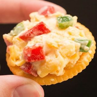 Can’t wait to see how many @ritzcrackers covered in pimento cheese I eat during the Super Bowl 🤪 What’s your “must-have” game day dip? I need a few more to add to our menu. DM or comment if you want my pimento cheese recipe. 🙌🏻 • • #CookingWithJanica #gamedayfood #huffposttaste #yahoofood #ritzcrackers #cheeselover #superbowlparty #pimentocheese Ritz Cracker Sandwich, Best Pimento Cheese Recipe, Pimento Dip, Best Pimento Cheese, Pimento Cheese Burger, Pimento Cheese Recipe, Pimento Cheese Sandwiches, Homemade Pimento Cheese, Pimento Cheese Spread