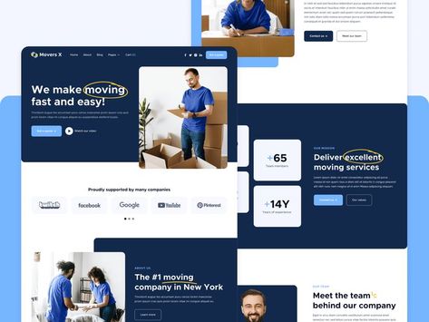 Moving Company Webflow Theme Moving Business, Webflow Templates, Minimal Portfolio, Retail Technology, Ecommerce Website Template, House Movers, Beauty Technology, Office Moving, Creative Tutorials