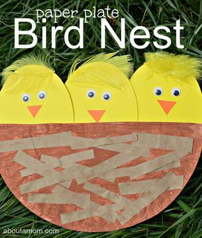 With so much new lifte, spring holds so many teachable moments. Kids learn by doing, making this paper plate bird nest craft great for learning about birds. Bird Nest Craft Preschool, Paper Plate Bird Nest, Nest Craft For Kids, Paper Plate Bird, Bird Crafts Preschool, Nest Craft, Bird Nest Craft, Birds For Kids, Diy Frühling