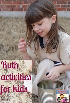 These Ruth activities for kids are a huge hit with my kids, so much we played the game several times Ruth Bible Craft, Ruth Bible, Ruth And Naomi, Sunday School Games, Sunday School Curriculum, Bible Activities For Kids, Bible Story Crafts, Preschool Bible, Sunday School Activities