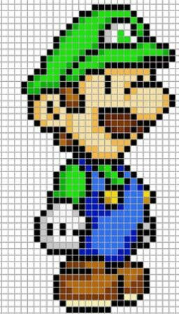 Pixel Art Stitch, Pixel Art Mario, Grille Pixel Art, Pixel Art Minecraft, Image Pixel Art, Modele Pixel Art, Pixel Art Pokemon, Images Design, Pixel Art Templates