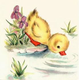 My Vintage Mending: Duck Egg Blue Vintage Easter Cards, Easter Graphics, Vintage Birthday Cards, Easter Images, Vintage Birthday, Illustration Vintage, Art Et Illustration, Vintage Greeting Cards, Vintage Illustrations