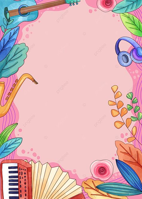 Pink Accordion Plant Music Background Mapeh Logo, Dragon Fish, Study Planner Printable, Music Background, Bow Wallpaper, Paper Background Design, Anime Butterfly, Iphone Instagram, Background Pink