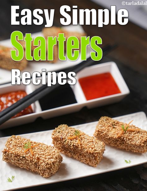 14 easy, simple Indian starters recipes | Indian quick starters recipes | Quick Starters, Cheese Corn Balls Recipe, Indian Starter Recipes, Indian Starters, Veg Starter Recipes, Football Party Snacks, Healthy Starters, Starter Dishes, Paneer Cheese