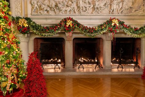 Five Christmas Decorating Tips From the Biltmore Biltmore At Christmas, Biltmore Christmas, Biltmore House, Fraser Fir, The Biltmore, Spruce Tree, Biltmore Estate, Billiard Room, Handmade Wreaths