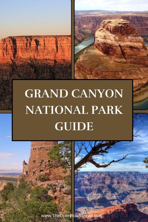 This Grand Canyon National Park guide details the best attractions, times to visit, trip lengths, and other tips to plan a perfect travel itinerary. Grand Canyon Itinerary, Grand Canyon Vacation, Us Travel Destinations, Grand Canyon National Park, 2025 Vision, Sedona, Plan A, Travel Itinerary, Road Trips