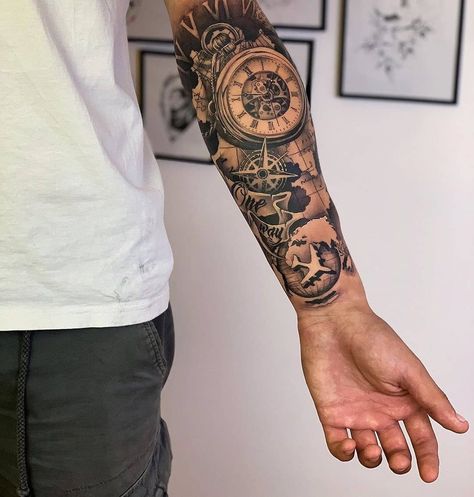 Loves Tattoo, Tattoos Sketches, Half Sleeve Tattoos Sketches, Tattoo Homme, Half Sleeve Tattoos Forearm, Lion Tattoo Sleeves, Band Tattoos, Forearm Band Tattoos, 13 Tattoos