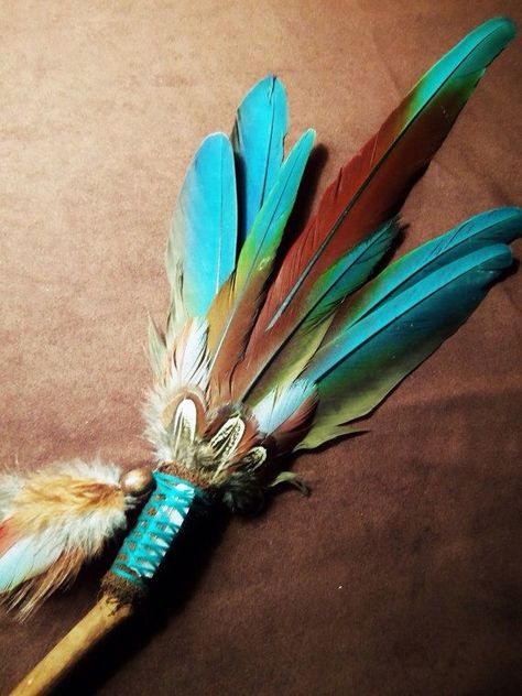 Feather Wands Smudging, Smudge Feathers, Feather Magic, Smudge Fan, Smudging Feathers, Feather Fans, Pheasant Feather, Native American Clothing, Good Vibrations