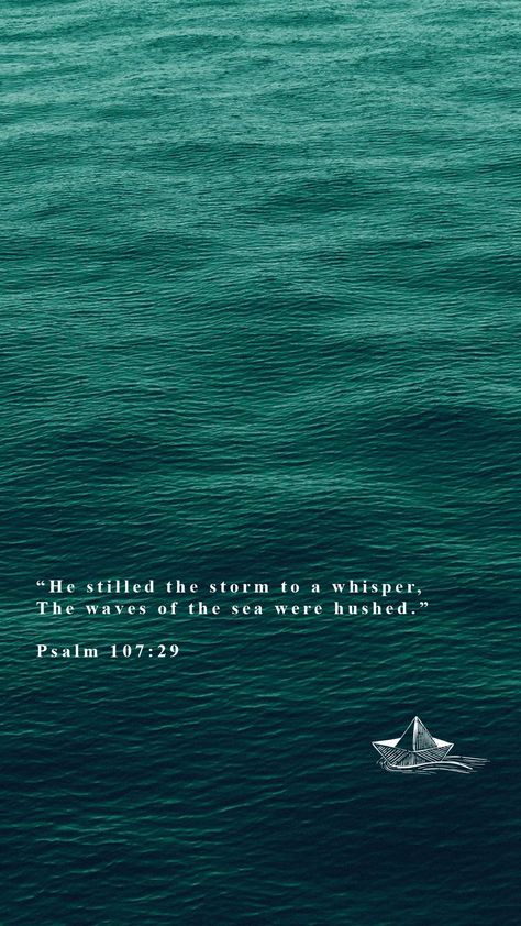 Bible Verse About Waves, Bible Ocean Quotes, Bible Verse With Nature Background, Bible Verses Lockscreen, Bible Verse About Water, Cold Bible Verses, Bible Verses About The Ocean, Lockscreen Bible Verses, Bible Verse About Nature