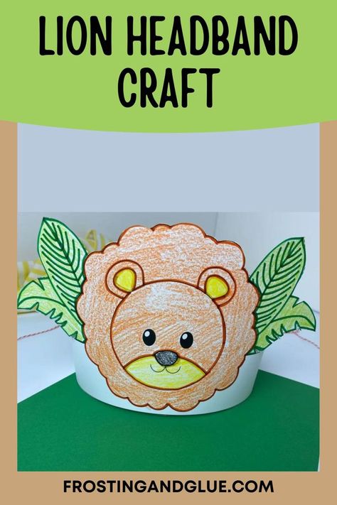 Pounce on over to make your own Lion Headband Craft! This fun craft will help you pretend to be a brave and ferocious lion. Our downloadable template makes this craft easy to use at home or in the classroom. Lion Headband, Headband Crafts, Preschool Programs, Craft Easy, Alphabet Crafts, Downloadable Templates, Cute Lion, Fun Craft, In The Classroom