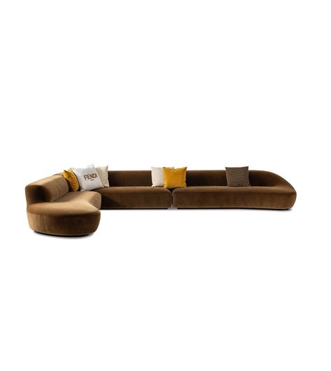 Sandia sofa - Products | Fendi Casa Fendi Aesthetic, Luxury Sofa Modern, Luxury Furniture Sofa, Fendi Casa, Furniture Sofa, Mirror Interior, Home Technology, Luxury Sofa, Furniture Styles